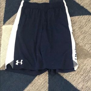 Navy under armor shorts